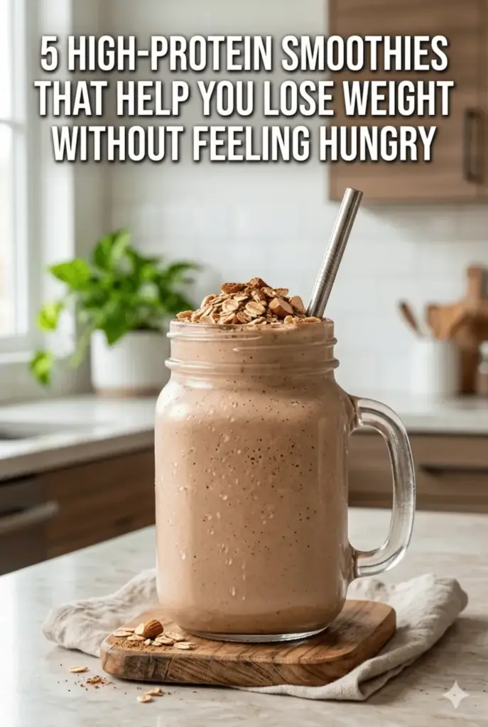 5 High-Protein Smoothies That Help You Lose Weight Without Feeling Hungry
