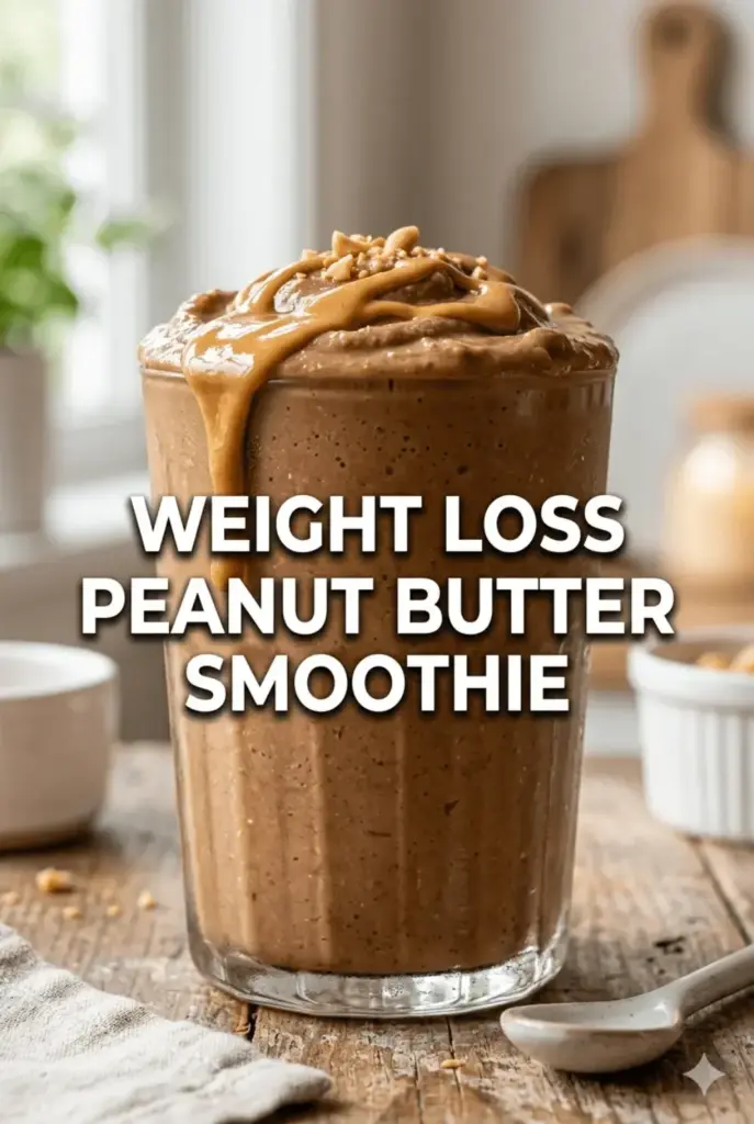 Smoothies for Weight Loss with Peanut Butter (Healthy & Filling)