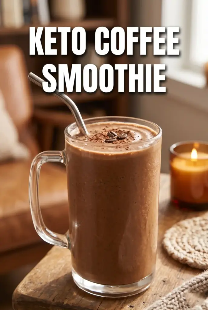 Keto Coffee Breakfast Smoothie for Energy Boost