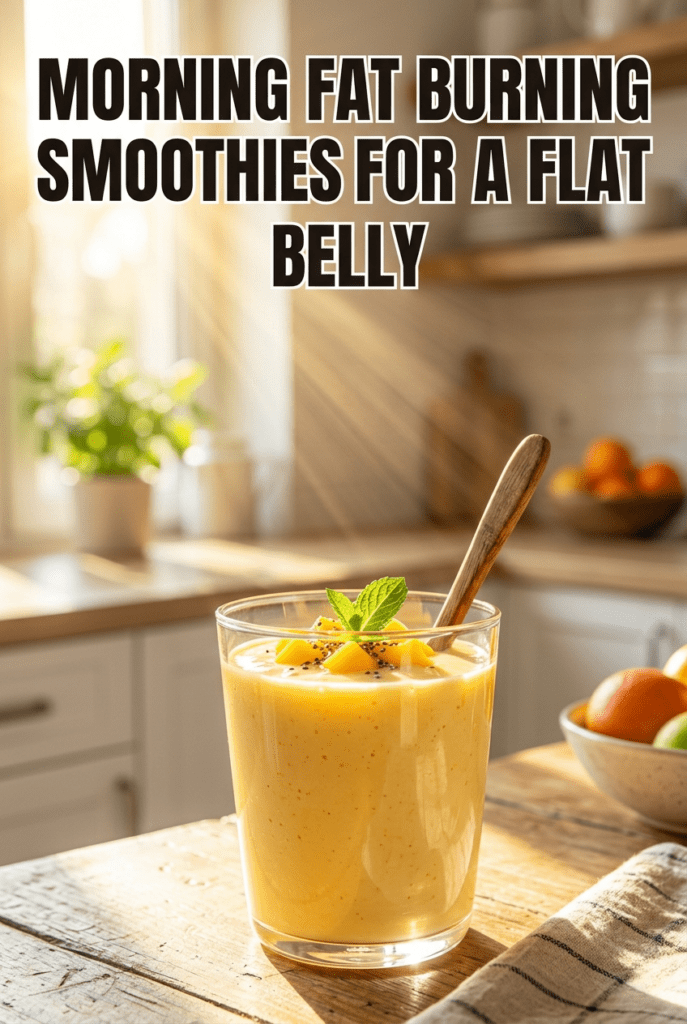 Morning Fat Burning Smoothies for a Flat Belly