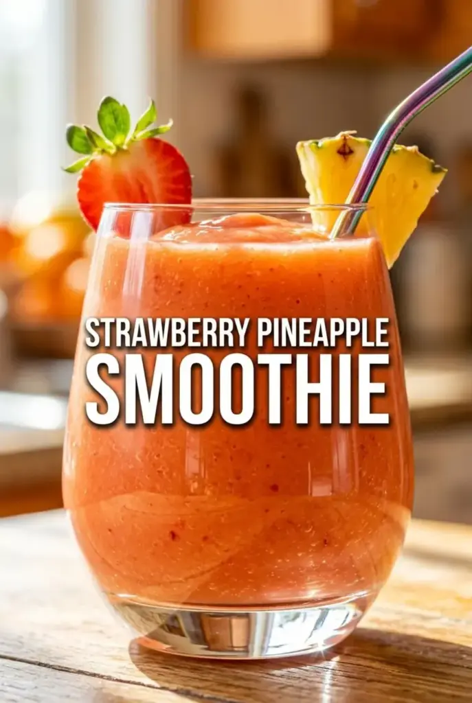 Metabolism Boosting Strawberry Pineapple Smoothie Recipe