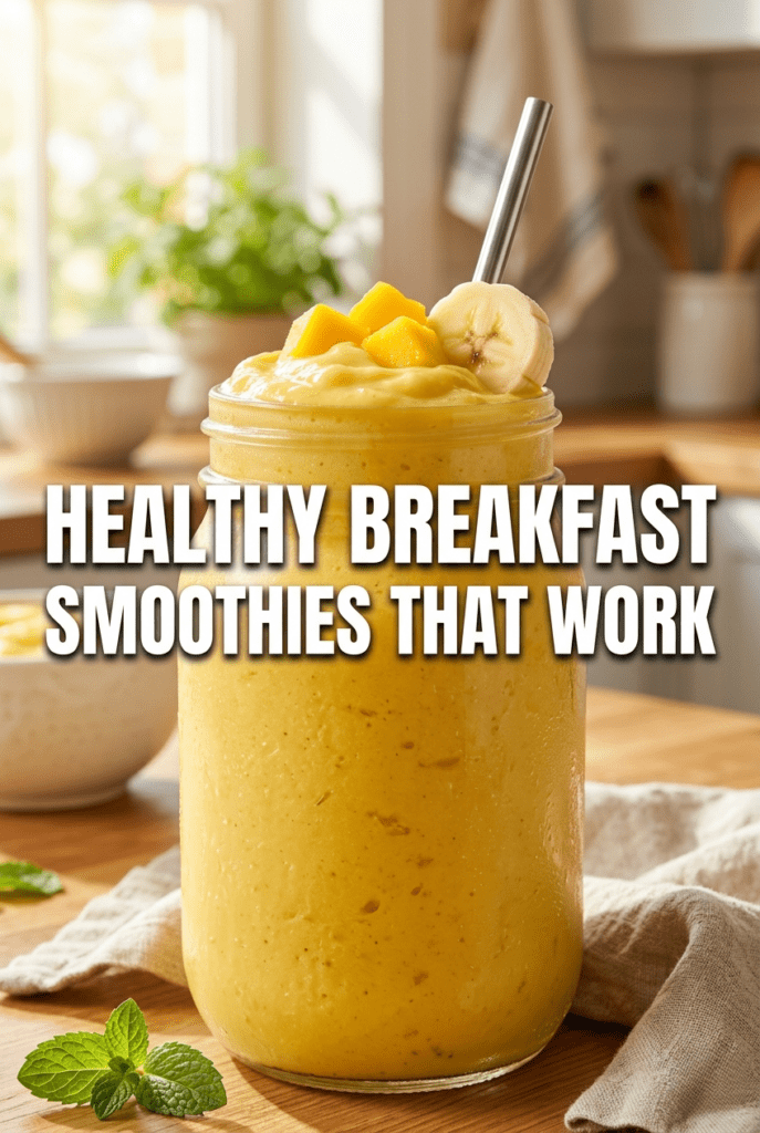 Easy Healthy Smoothies for Breakfast You’ll Love