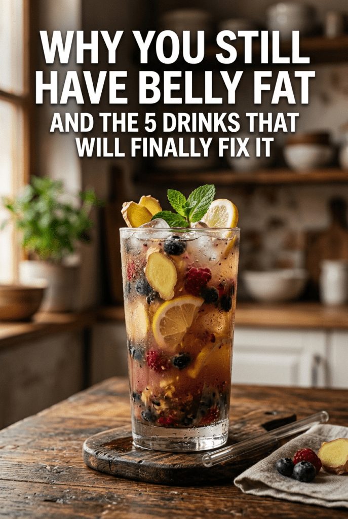 Why You Still Have Belly Fat and the 5 Drinks That Will Finally Fix It