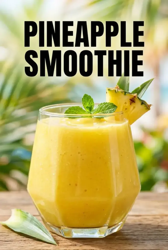 Healthy Pineapple Smoothie Recipe You’ll Love