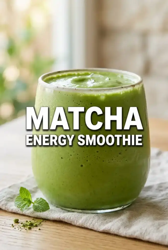Matcha Smoothie for Energy That Actually Works