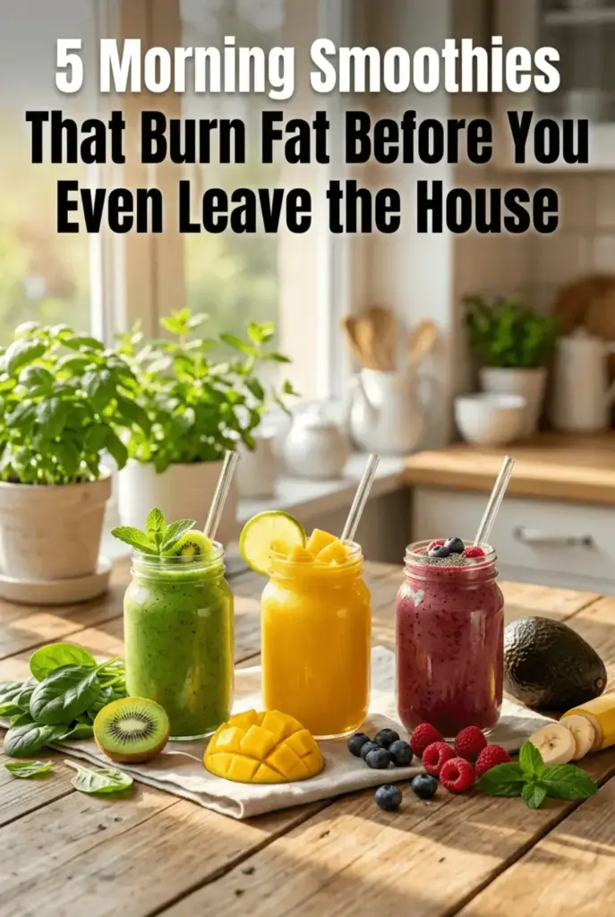 5 Morning Smoothies That Burn Fat Before You Even Leave the House