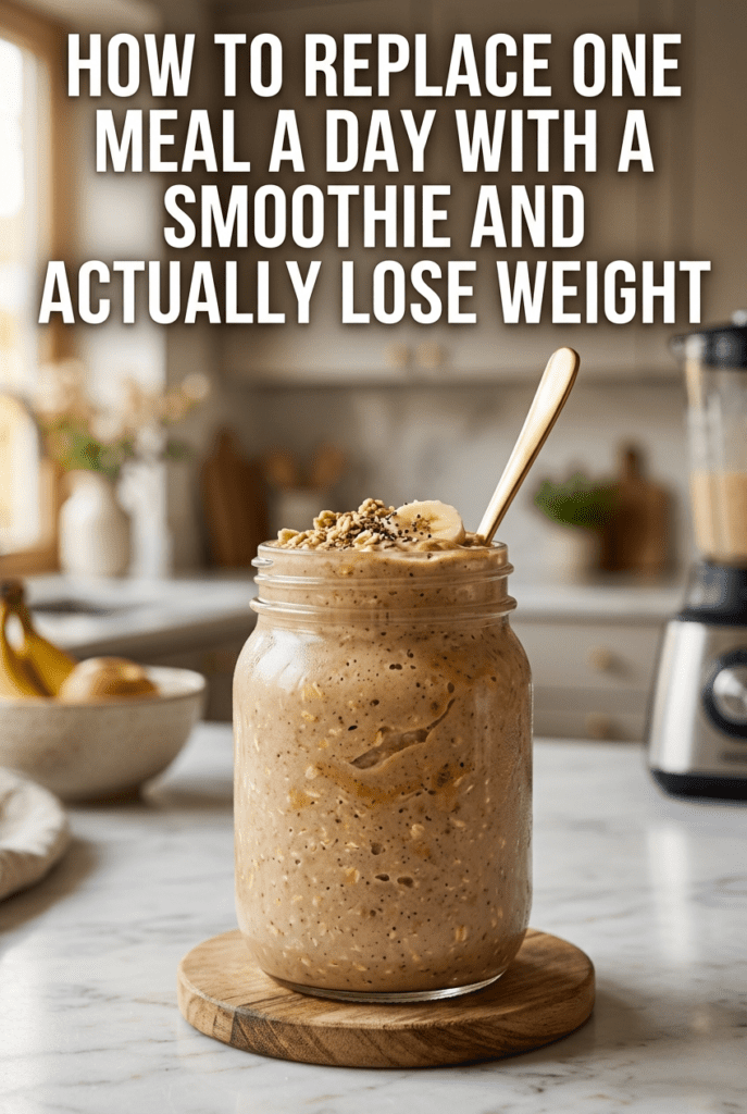 How to Replace One Meal a Day With a Smoothie and Actually Lose Weight