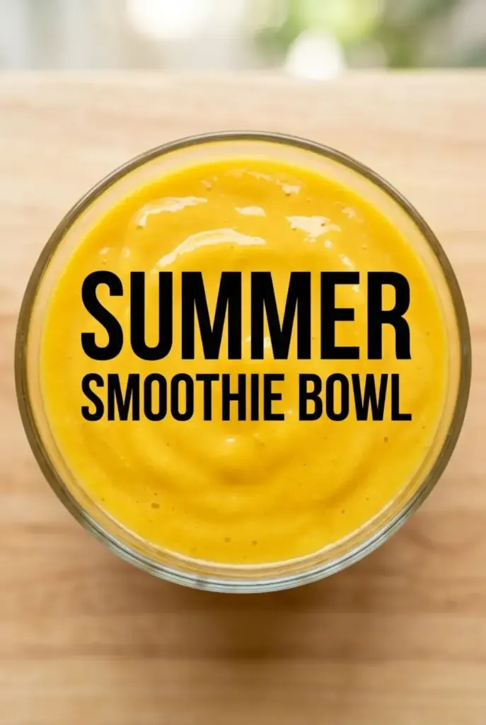 Healthy Summer Smoothie Bowl You Need to Try