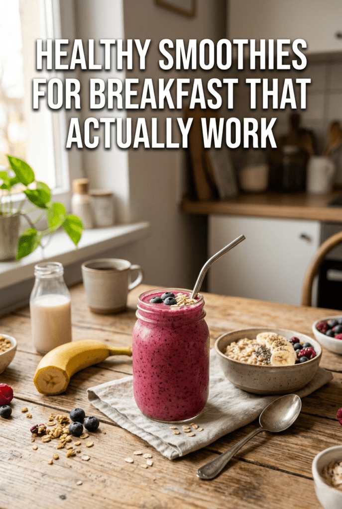 Healthy Smoothies for Breakfast That Actually Work