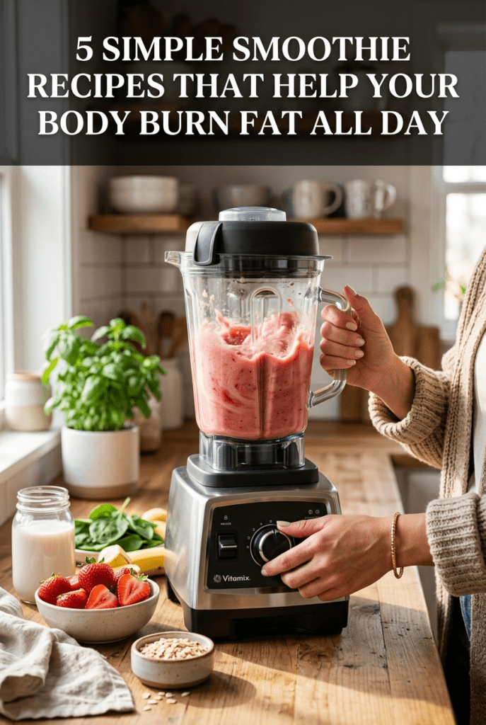 5 Simple Smoothie Recipes That Help Your Body Burn Fat All Day