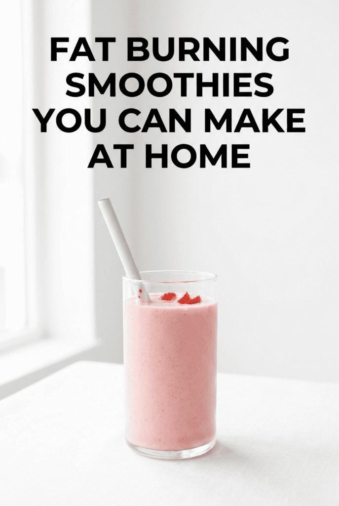 Fat Burning Smoothies You Can Make at Home