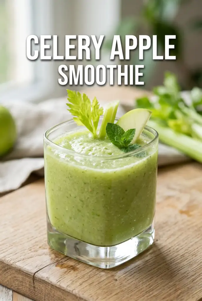 Healthy Celery Green Apple Smoothie Recipe