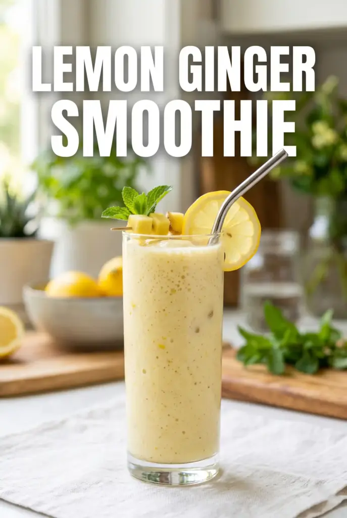Healthy Lemon Ginger Smoothie Recipes You Need