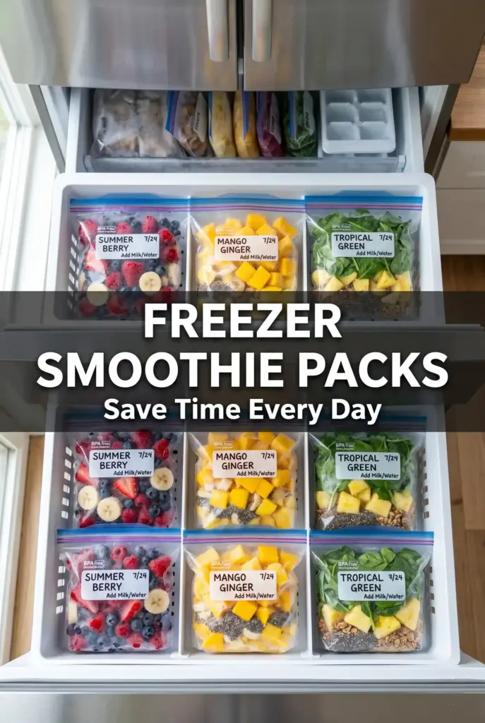 Freezer Smoothie Packs That Save You Time