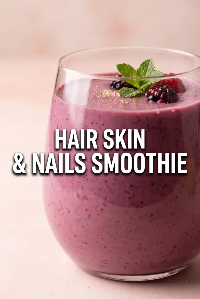 Beauty Smoothie for Hair Skin and Nails Growth