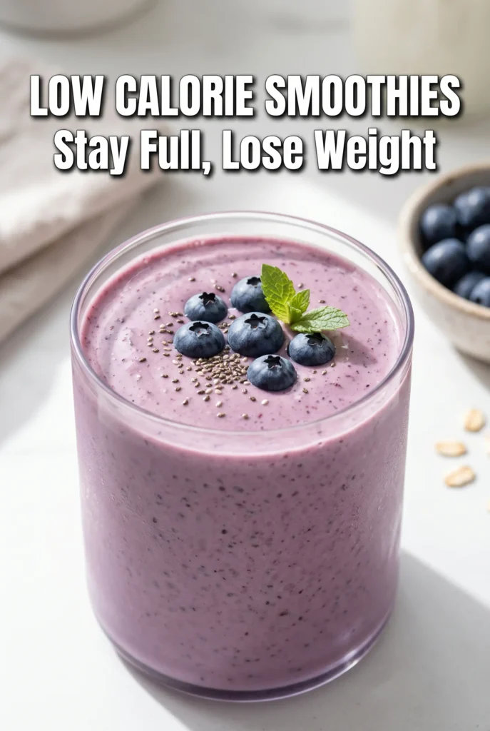 Low Calorie Smoothies That Keep You Full and Help You Lose Weight